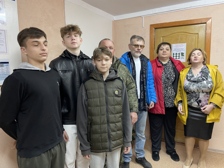 Встреча с участником СВО. Встреча с участником СВО.